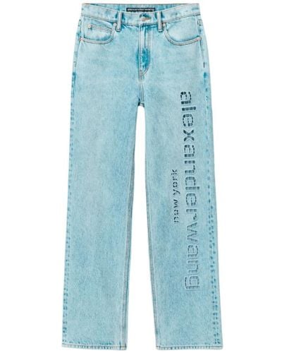 Alexander Wang Hellblaue bootcut jeans