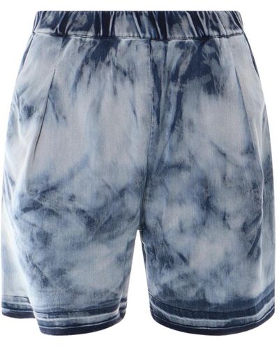Laneus Denim Shorts - Blue