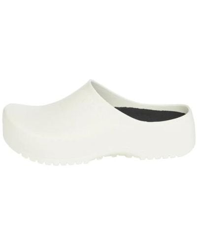 Birkenstock E Mule Schuhe aus PU-Material - Weiß