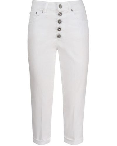 Dondup Cropped Jeans - White
