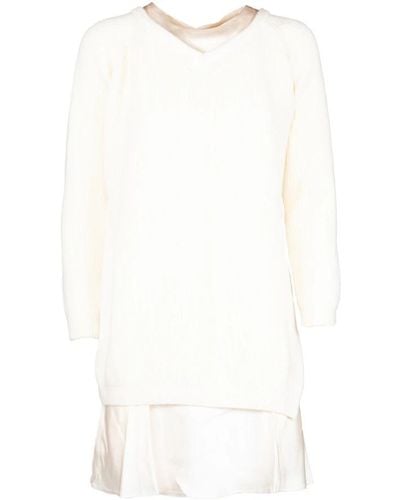 Semicouture Midi Dresses - White