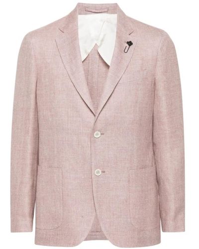 Lardini Erhöhen sie ihren stil mit special blazer - Pink