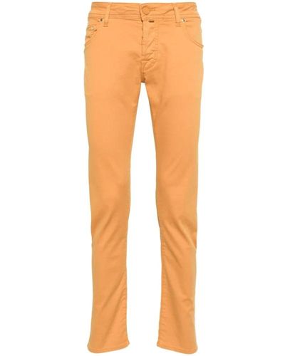 Jacob Cohen Slim-Fit Trousers - Orange