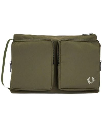 Fred Perry Cross Body Bags - Green