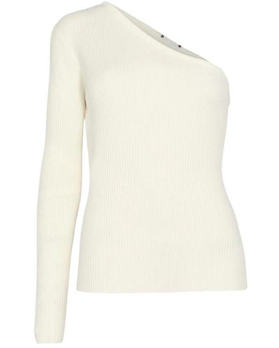 co'couture Round-Neck Knitwear - White