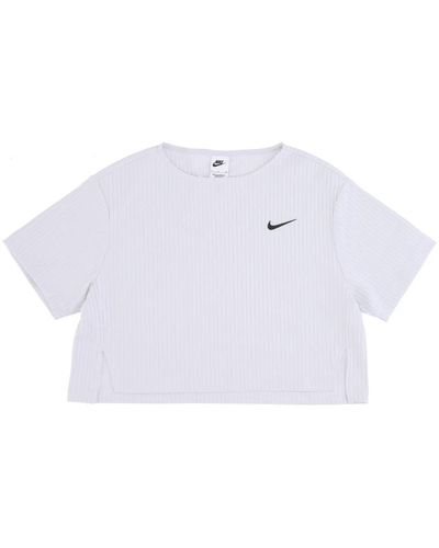 Nike Rib jersey top - streetwear - Weiß