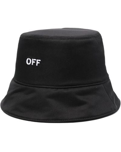 Off-White c/o Virgil Abloh Off- Reversible Bucket Hat - Black