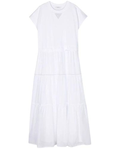 Peserico Midi Dresses - White