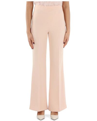Twin Set Trousers > wide trousers - Rose