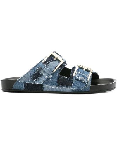 IRO Shoes > flip flops & sliders > sliders - Bleu