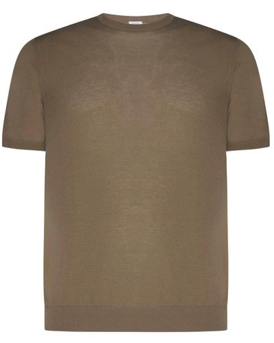 Malo Braune strick t-shirts und polos - Grün