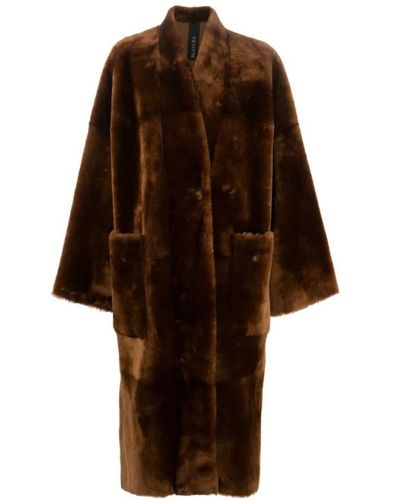 Blancha Jackets > faux fur & shearling jackets - Marron