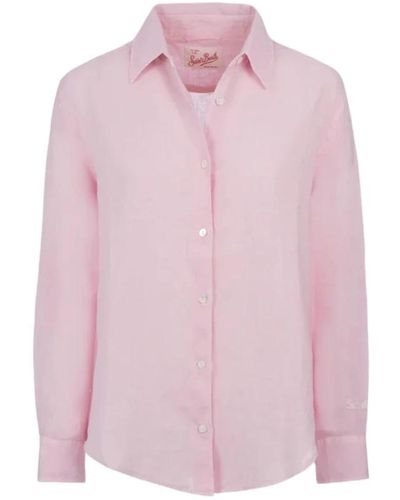 Saint Barth Camisa rosa clásica meredith