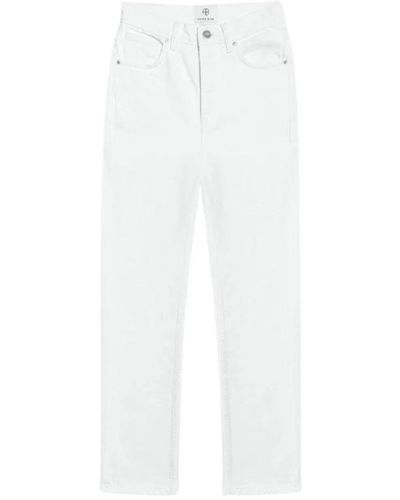 Anine Bing Straight Trousers - Weiß