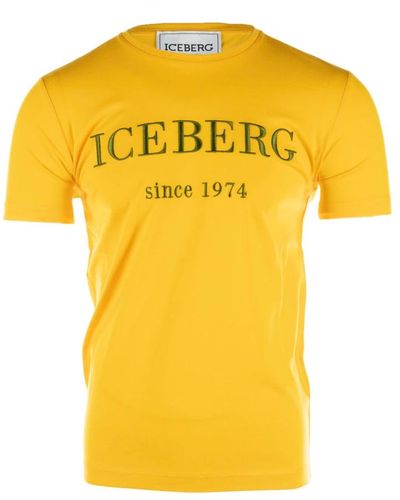 Iceberg Gelbe t-shirts