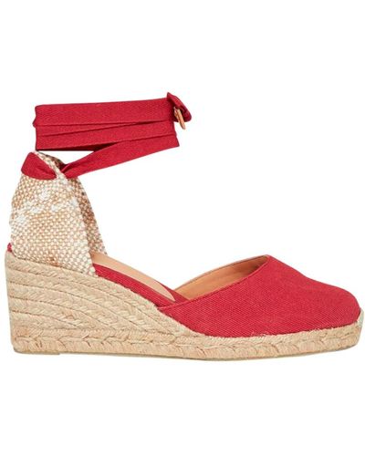 Castañer Shoes > heels > wedges - Rouge