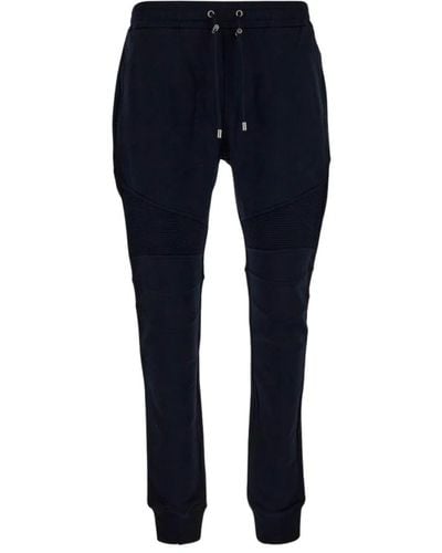 Balmain Trousers > sweatpants - Bleu