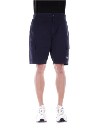 Barbour Blaue shorts reißverschluss knöpfe taschen