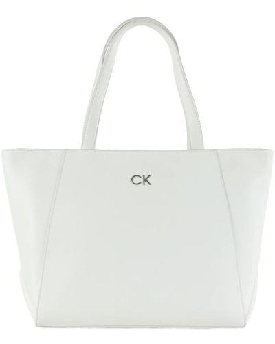 Calvin Klein Tote Bags - White