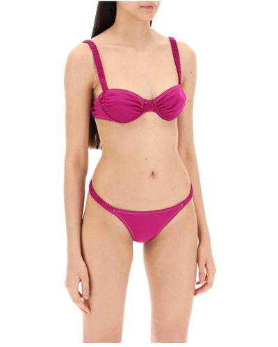 Reina Olga Balconette bikini set high-cut bottoms - Pink