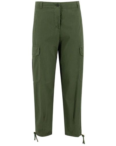 Aspesi Pantaloni cargo con coulisse - Verde