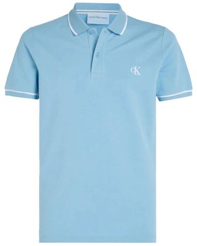 Calvin Klein Polo Shirts - Blue