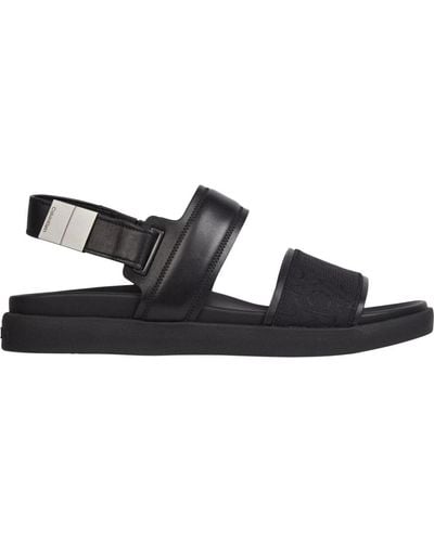 Calvin Klein Flat Sandals - Black
