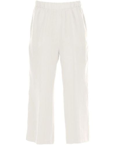 Vicario Cinque Trousers > wide trousers - Blanc