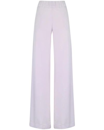 D.exterior Trousers > wide trousers - Violet