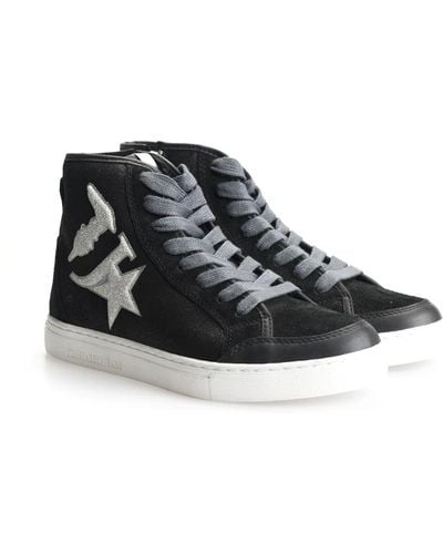 Trussardi High Top Sneaker - Schwarz