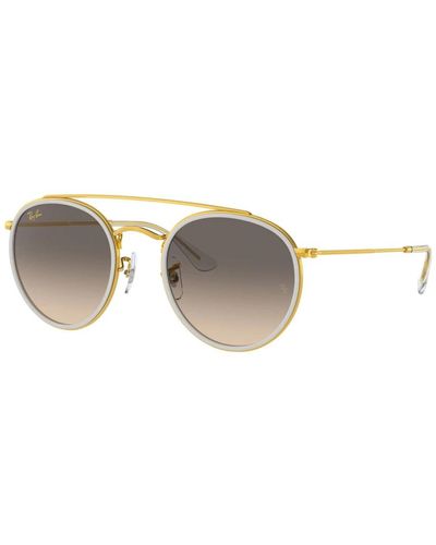 Ray-Ban Legend gold/grey shaded occhiali da sole rb 3647n - Metallizzato