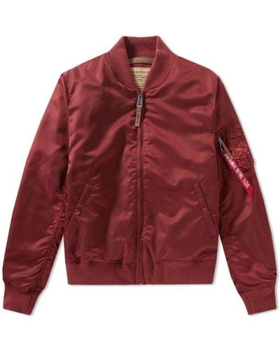 Alpha Industries Bomber Jackets - Red