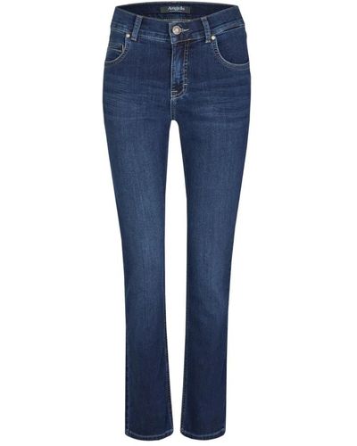 ANGELS Schlanke Jeans - Blau