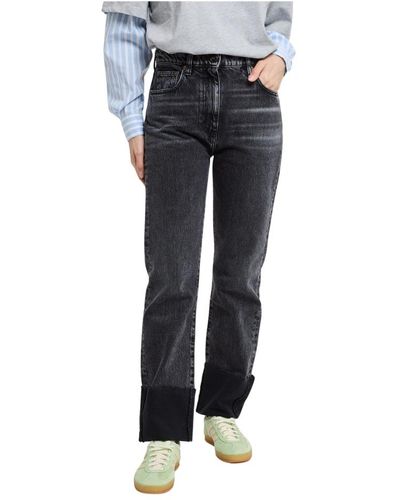 Semicouture Jeans > straight jeans - Bleu