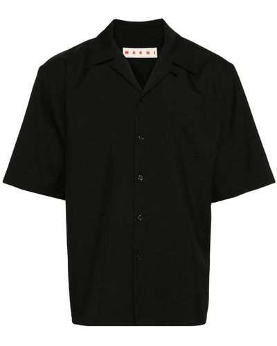 Marni Short Sleeve Shirts - Black