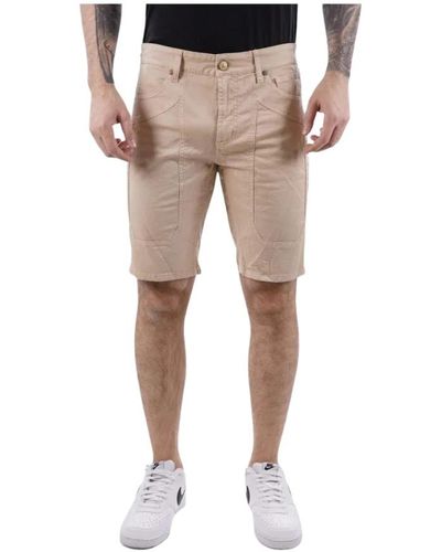 Jeckerson Stylische bermuda-shorts für männer - Natur
