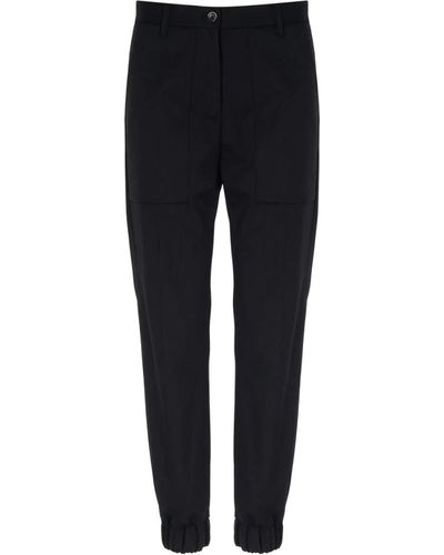 Nine:inthe:morning Trousers > slim-fit trousers - Bleu