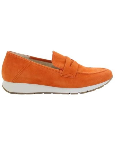 Gabor Shoes > flats > loafers - Orange