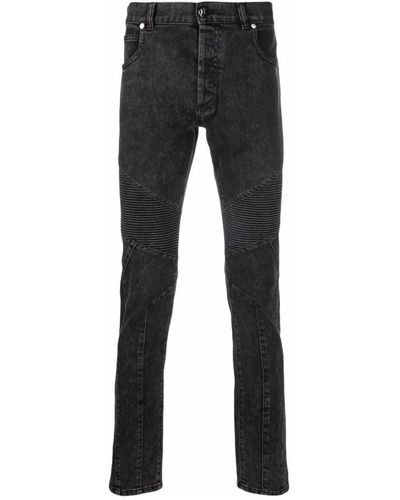 Balmain Straight Jeans - Black