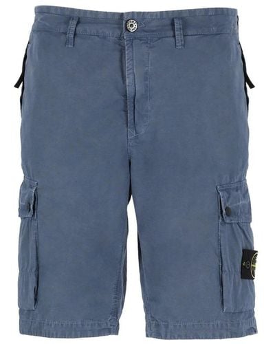 Stone Island Casual Shorts - Blue