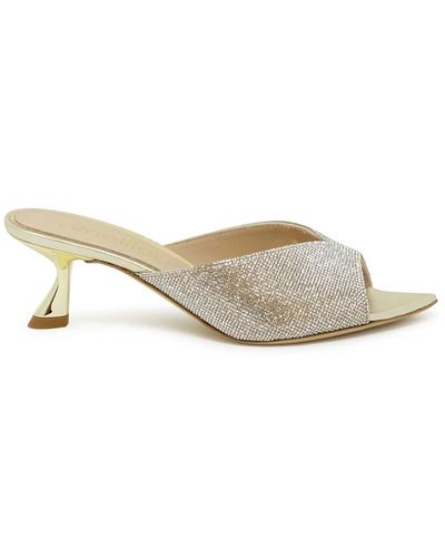 Ninalilou Shoes > heels > heeled mules - Blanc