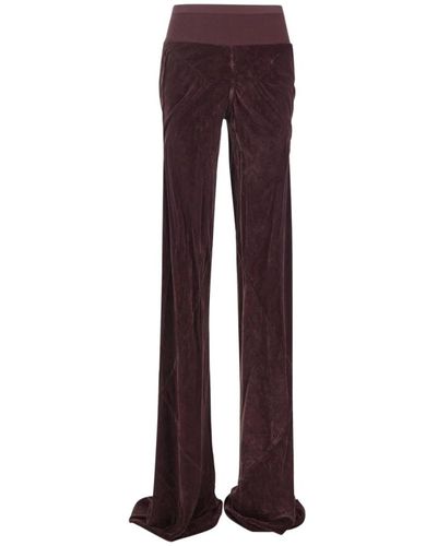 Rick Owens Trousers > wide trousers - Violet