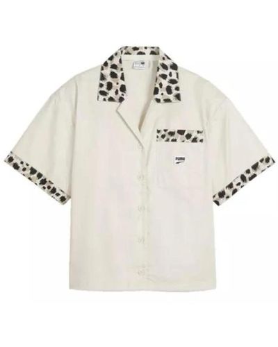 PUMA Casual shirt mit kitten print - Weiß