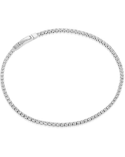 Sif Jakobs Jewellery Silberarmband mit weißen zirkonia - Mettallic