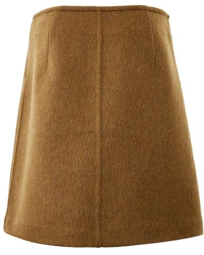 Bottega Veneta Short Skirts - Natural