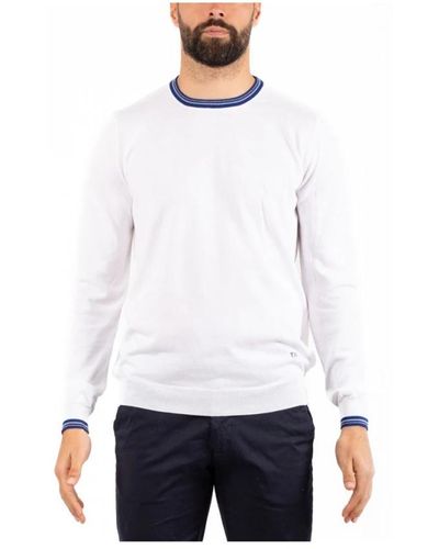 Fay Round-neck knitwear - Weiß