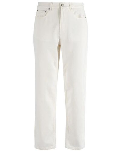 A.P.C. Straight Jeans - White