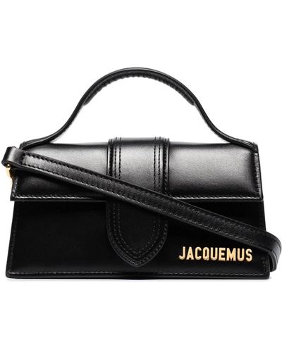 Jacquemus Schwarze leder kleine handtasche