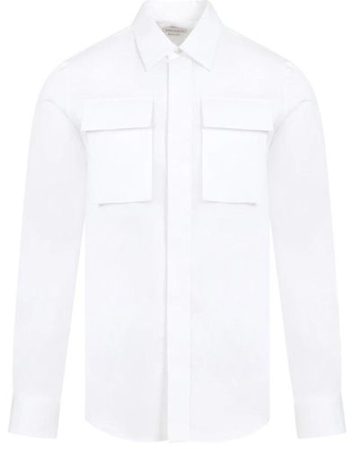 Alexander McQueen Casual Shirts - White