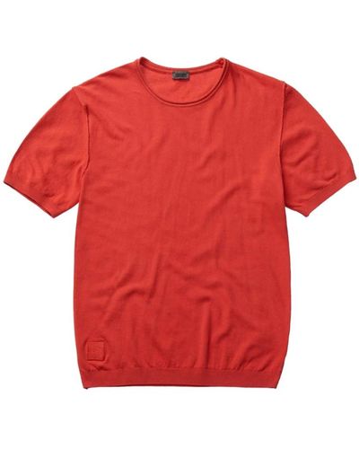 Blauer T-Shirts - Red